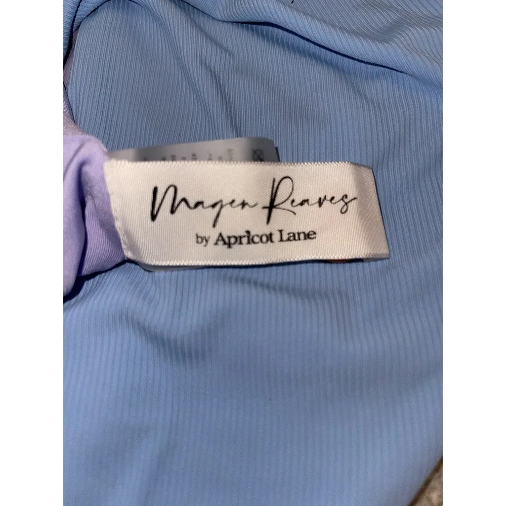 Magen Reaves x Apricot Lane Color Block Swim 1 Piece Swimsuit Med. ALB Boutique